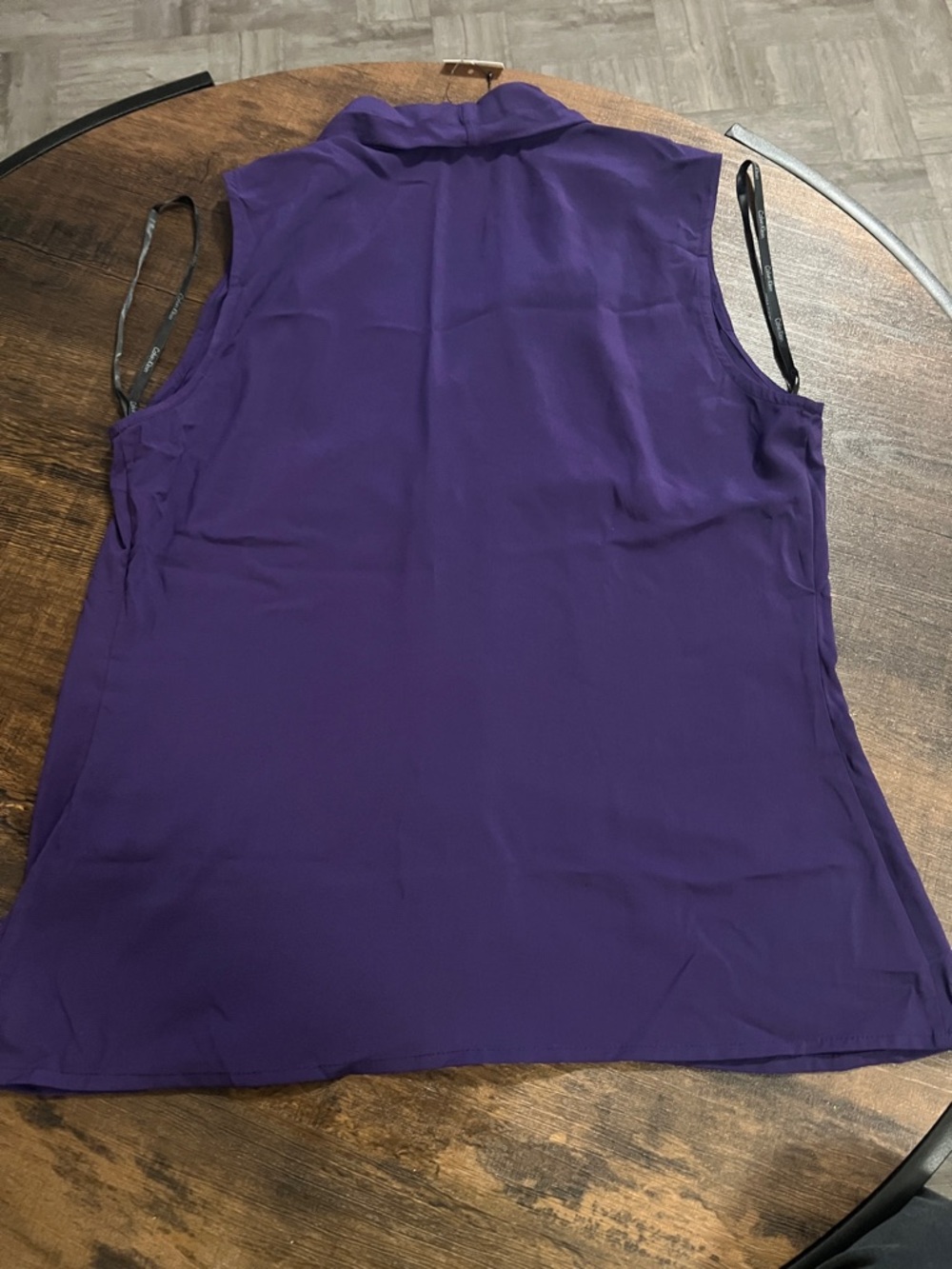 Calvin Klein Purple V-Neck Sleeveless Camisole - Picture 5 of 5